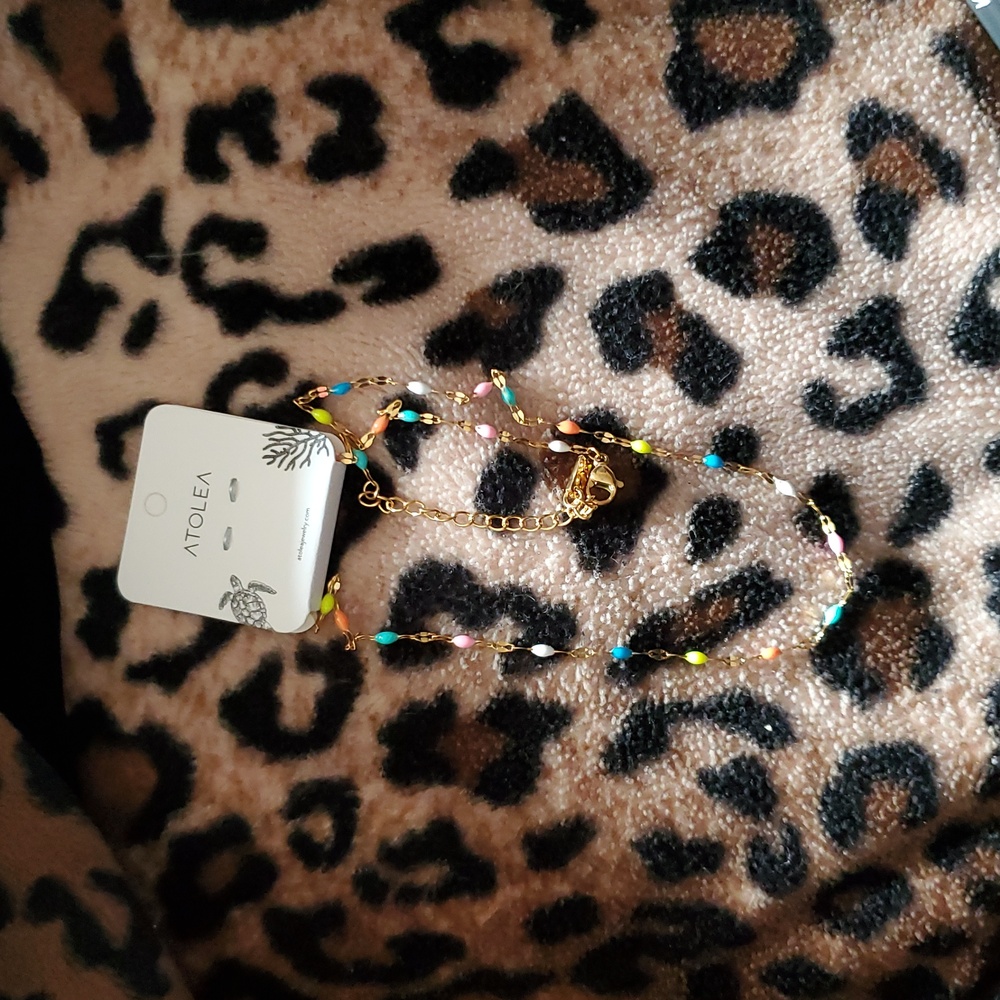 Atolea HAND PAINTED Necklace. No Tag. - Picture 3 of 6